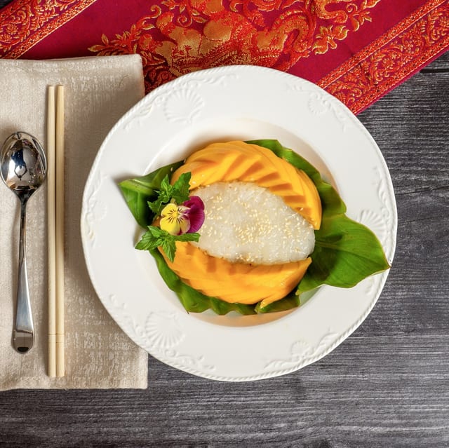 Sweet Sticky Rice with Mango.