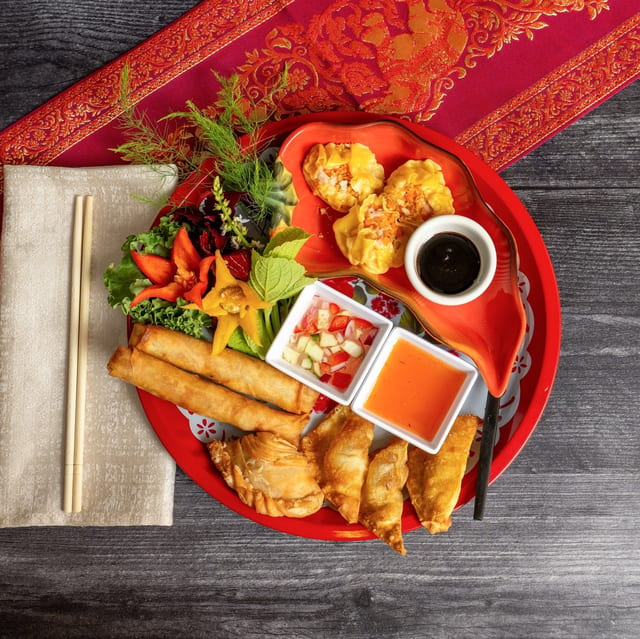 My Thai Appetizers Sampler.