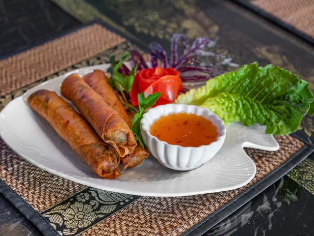 Imperial Shrimp Rolls.