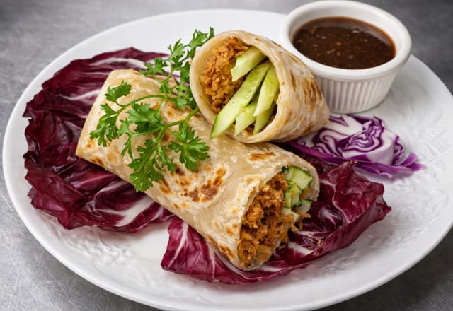 Peking Duck Rolls.