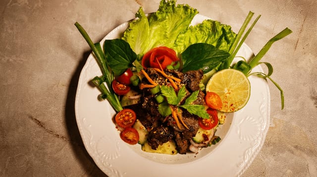 Grilled Beef Salad.