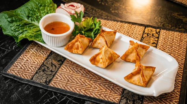 Crab Rangoon.